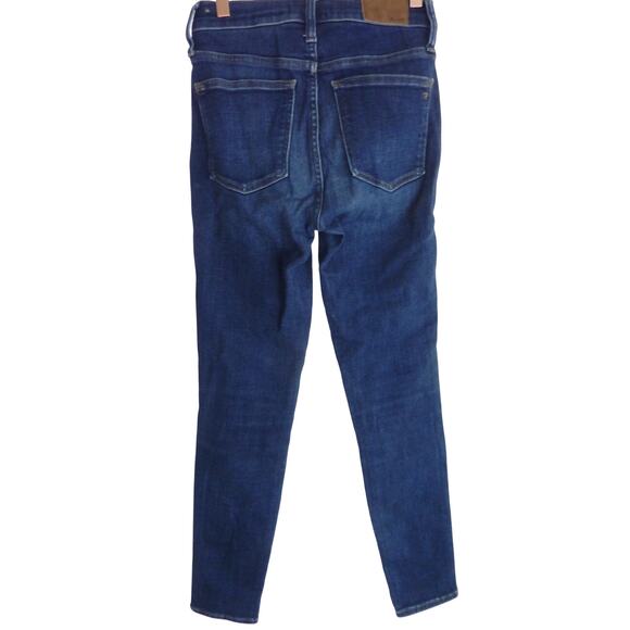 Madewell 10 inch High Rise Skinny Jeans Blue Size 25 - Picture 3 of 7